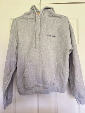 Maison Labiche Grey Women's Hoodie - Pullover Sweatshirt